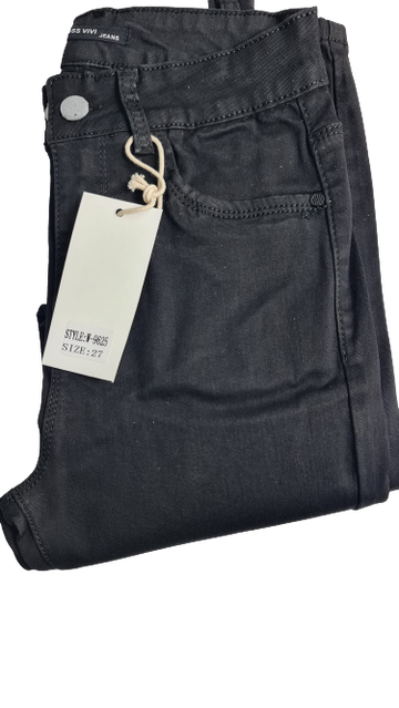 Pantaloni dama blugi negri