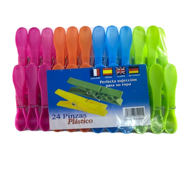 Carlige de plastic 24/set