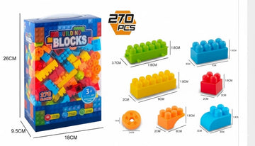 Cuburi lego mari 270 piese