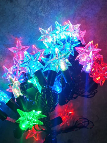Instalatie 40 led cu forme cristale