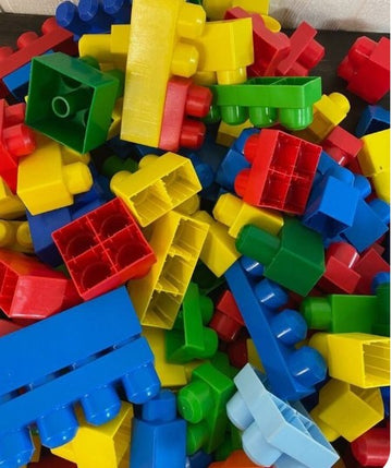 Cuburi lego mari 55 piese