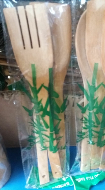 Set lingura bambus 3/set