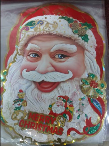 Sticker decorativ cu Mos Craciun