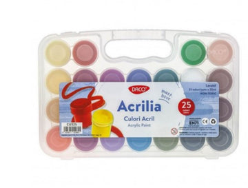 Acuarele acrilice guasa 25/set