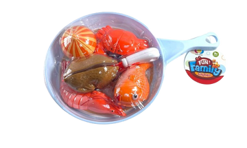 Jucarie tigaie cu legume