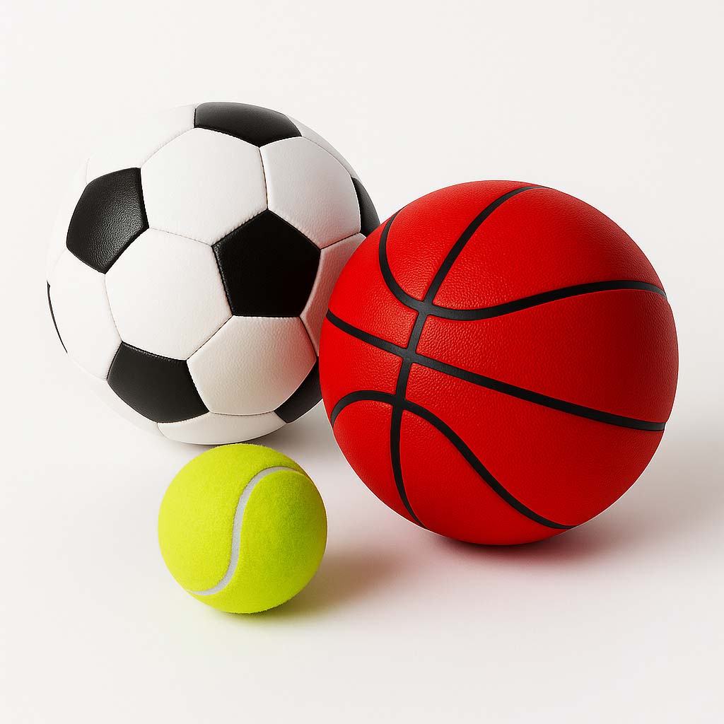 Mingi (fotbal, baschet, tenis)