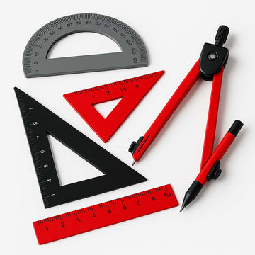Truse geometrice, rigle, compas