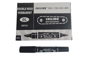 Marker negru cu 2 capete - Egross