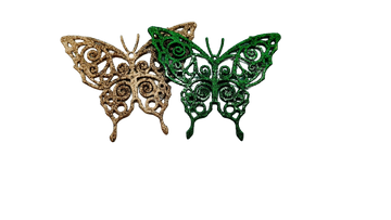 Ornament fluturas 2/set - Egross