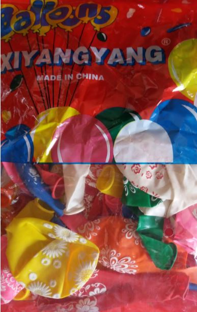 Balon mare cu mesaje