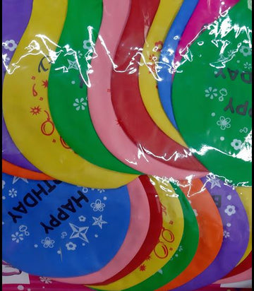 Balon mare happy birthday 20/set - Egross