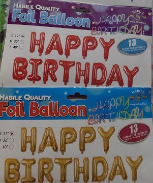 Balon folie happy birthday - Egross