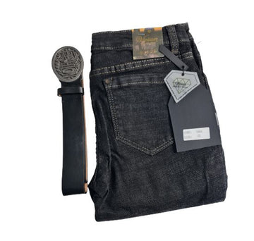 Pantaloni dama blugi negri - Egross