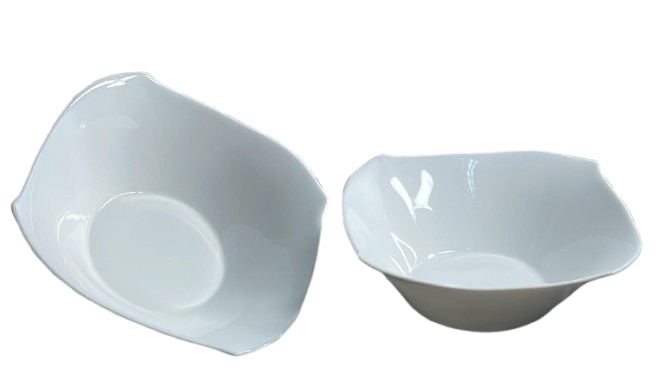 Bol mic arcopal alb