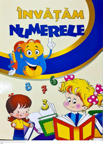Caiet a4 de colorati invatam numerele - Egross