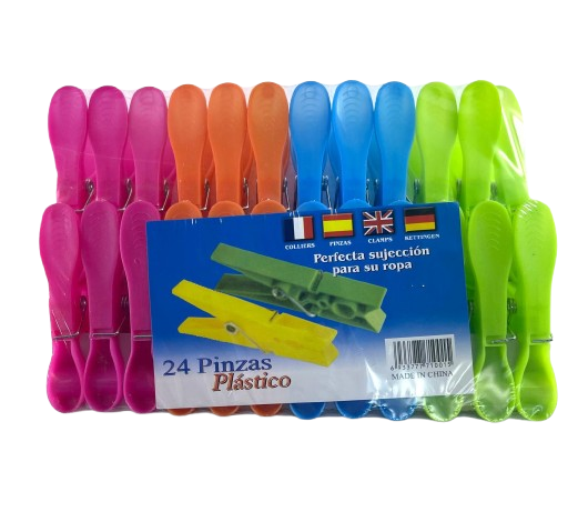 Carlige de plastic 24/set