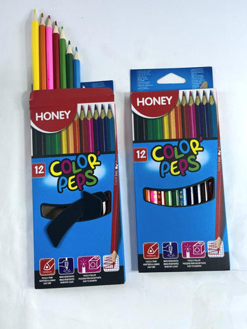 Creioane colorate honey 12/set - Egross