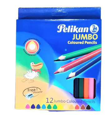 Creioane colorate jumbo pelikan - Egross