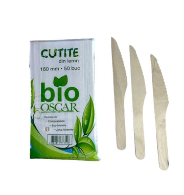 Cutite din lemn 50/set - Egross