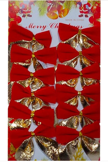 Fundita rosie cu auriu 12/set - Egross