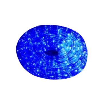 Furtun luminos 8m cu led albastru - Egross