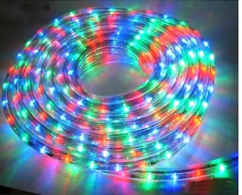 Furtun luminos 10m cu led color