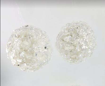 Globulet alb din silicon 8cm