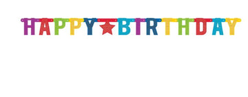 Party banner happy birthday - Egross