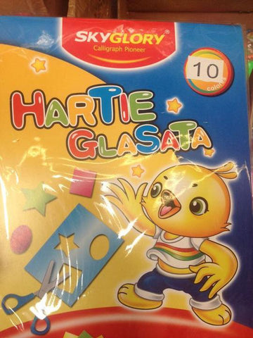 Hartie glasata 10 nuante intr-un set - Egross