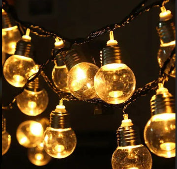 Instalatie becuri 5m cu incarcare solara