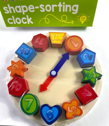 Jucarie lemn ceas puzzle - Egross