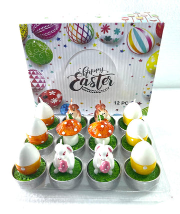 Lumanare cu figurina paste 12/set - Egross