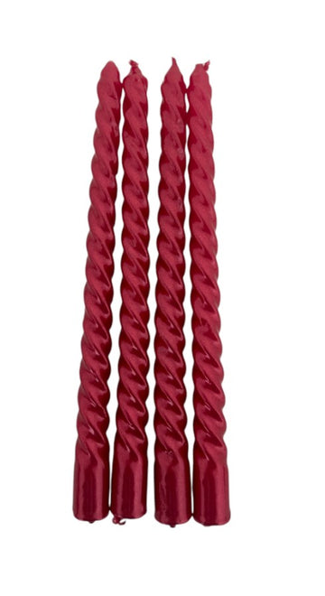 Lumanari spirala rosii - Egross