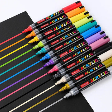 Marker multicolor cu vopsea acrilica - Egross