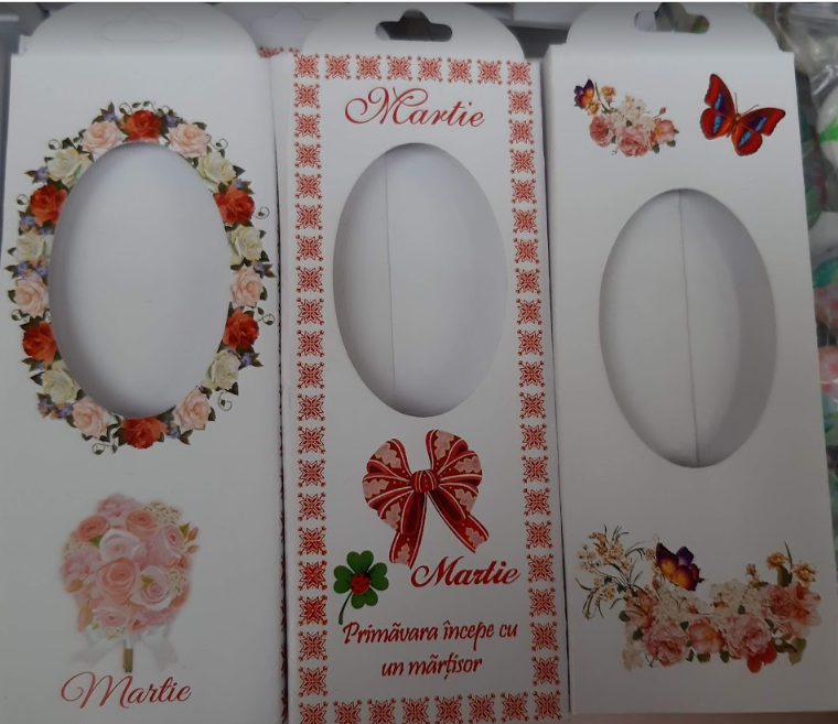 Martisor cutie din carton