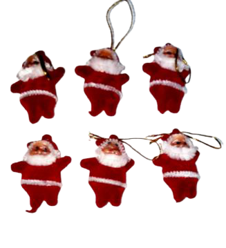 Ornament mosi mici 6/set - Egross