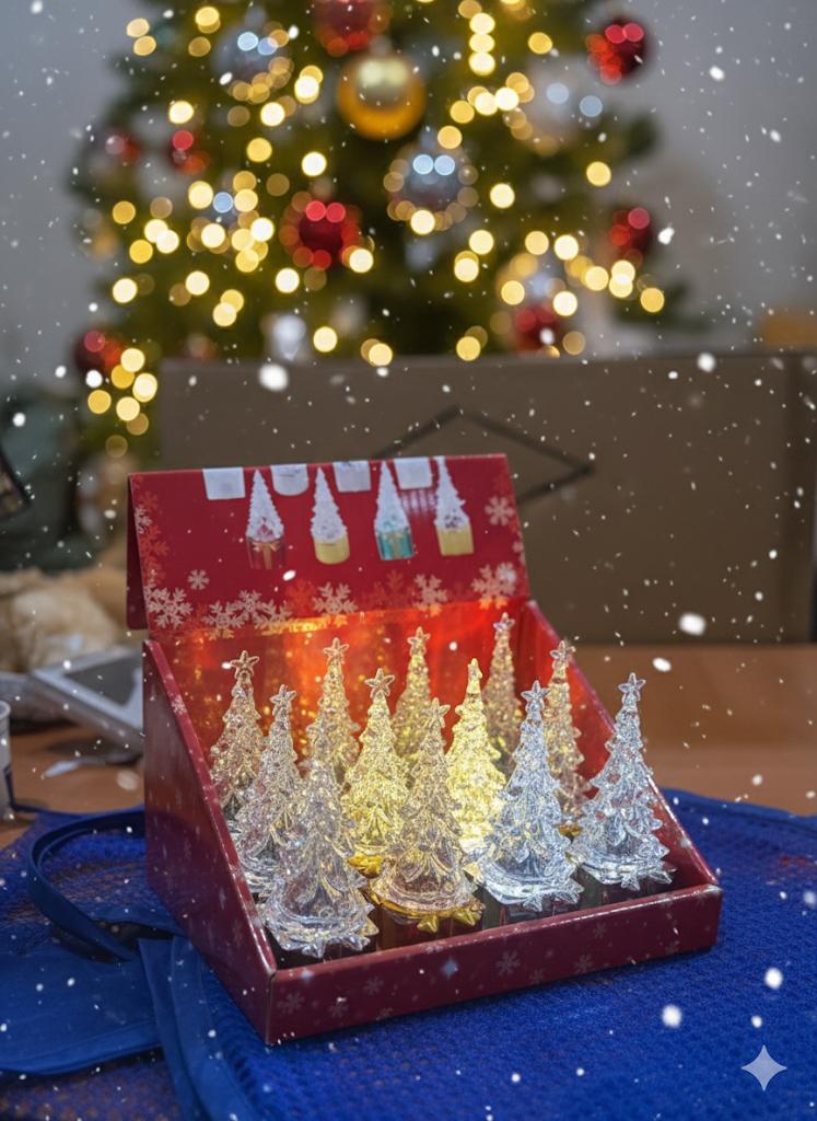 Ornament bradut cu led