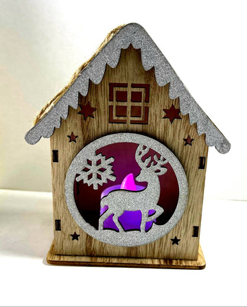 Ornament casuta mare cu lumanare - Egross