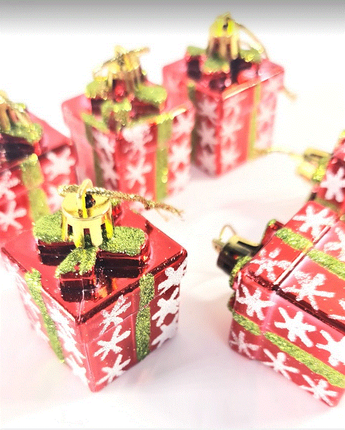 Ornament cutiute cadou 6/set