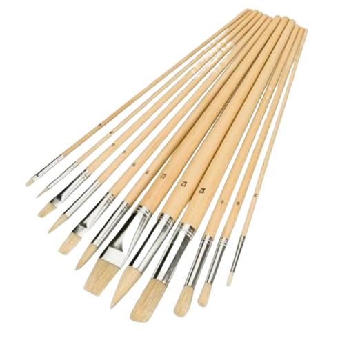 Pensula desen 12/set din lemn