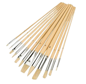 Pensula desen 12/set din lemn - Egross