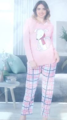 Pijamale dama din bumbac - Egross
