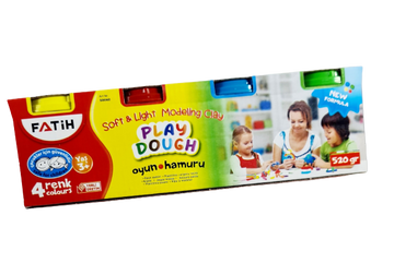 Plastilina usoara play dough 4x130g - Egross