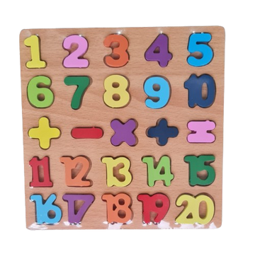 Puzzle din lemn cifre - Egross