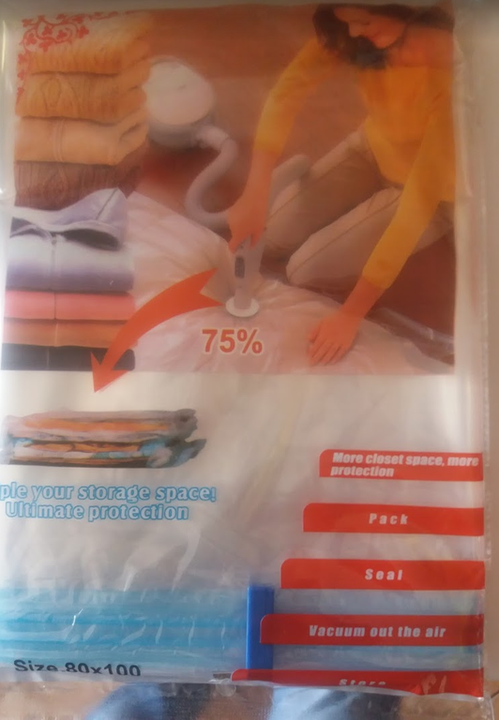 Saci vidat pentru haine 70x100cm