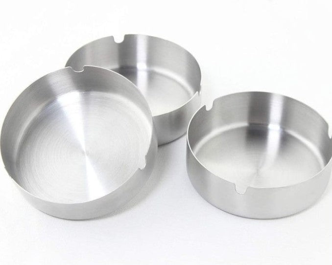 Scrumiera inalta inox