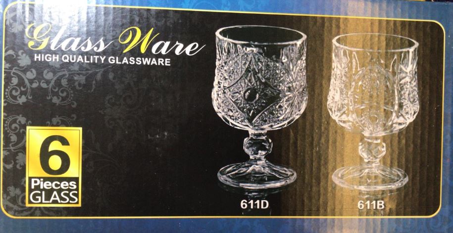 Pahare 6/set cu picior
