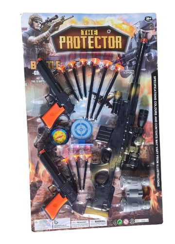Pusca si pistol cu ventuze - Egross