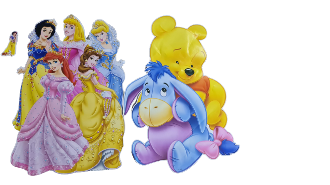 Sticker decorativ cu personaje 60 cm