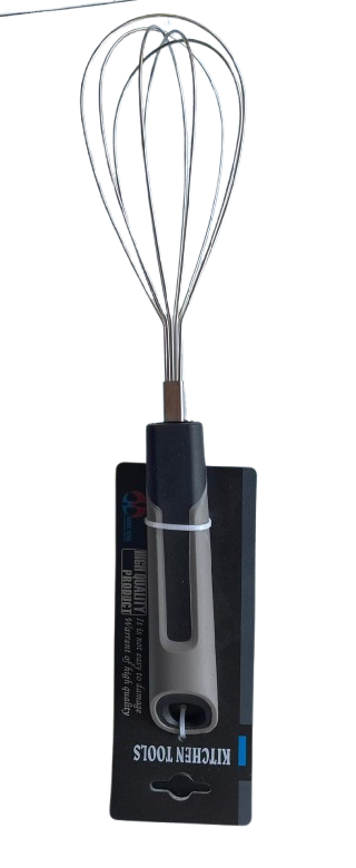 Tel inox cu maner negru - Egross